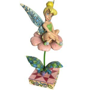 Disney Jim Shore Figurine Sitting Pretty Tinker Bell 8" Tall
